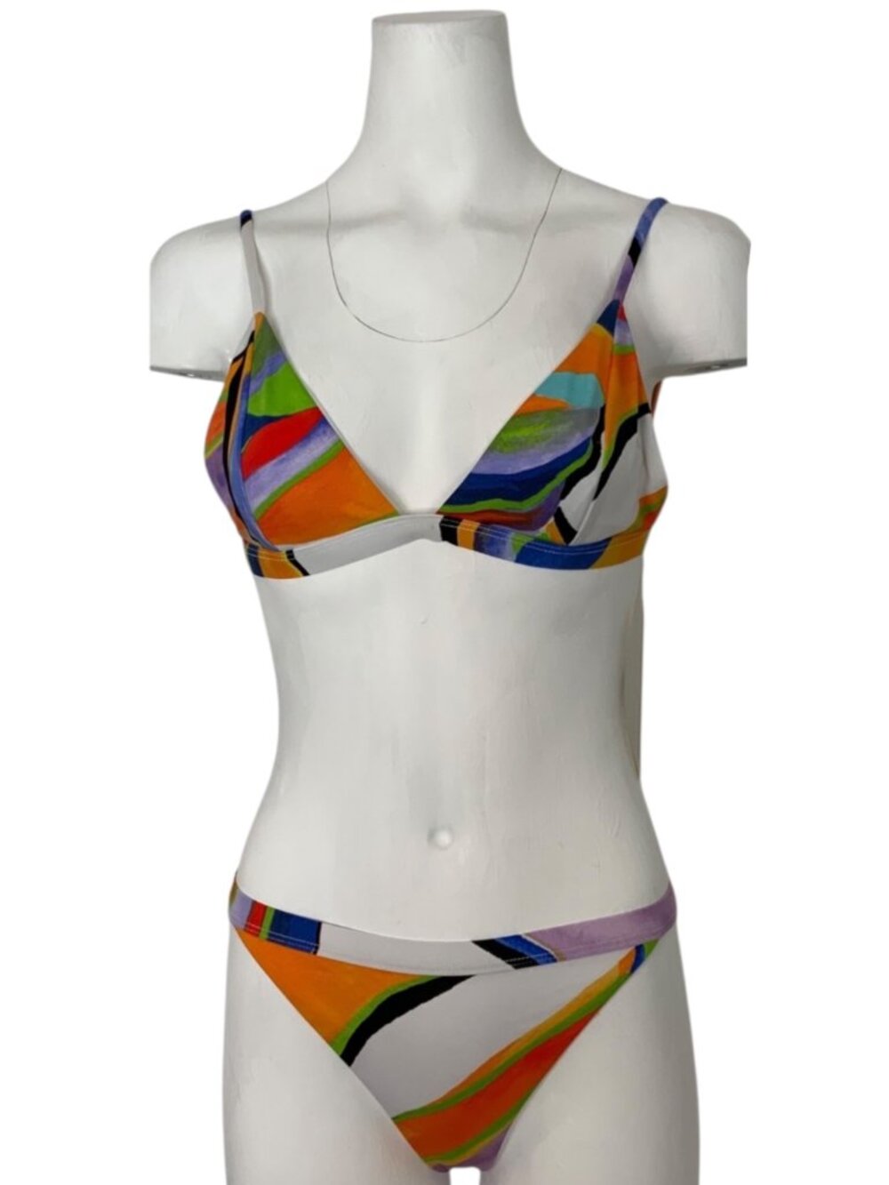 Mara Hoffman Two Piece Bikini L Multicolor Swimsuit